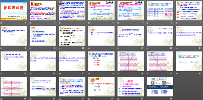 《正比例函数》一次函数PPT课件4
（2）