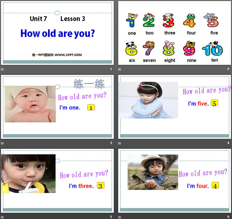《How old are you?》Numbers PPT课件（2）