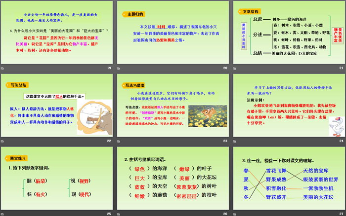 《美丽的小兴安岭》PPT精品课件（4）