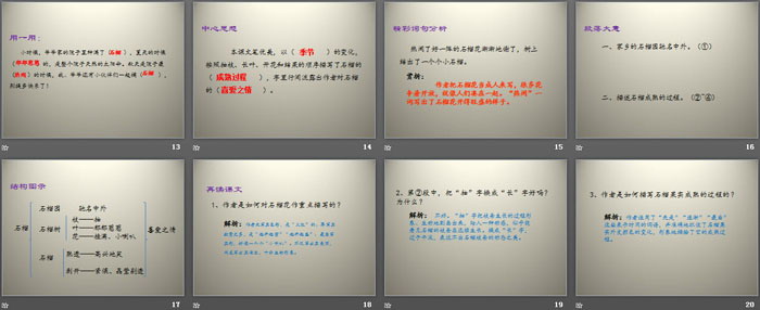 《石榴》PPT（3）