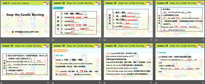 《Keep the Candle Burning》Look into Science! PPT课件下载（2）