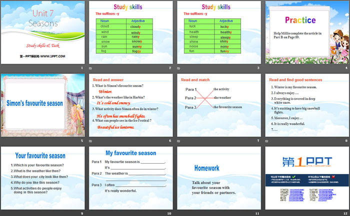 《Seasons》Study skills&TaskPPT（2）