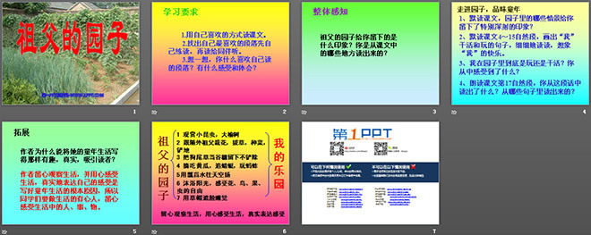 《祖父的园子》PPT课件（2）