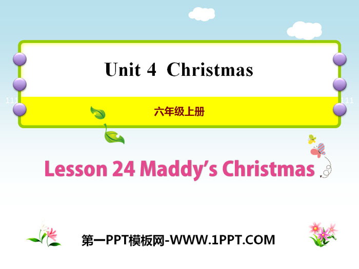 《Maddy's Christmas》Christmas PPT教学课件