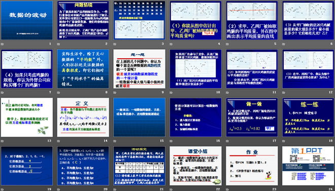 《数据的波动》数据的收集与处理PPT课件3
（2）