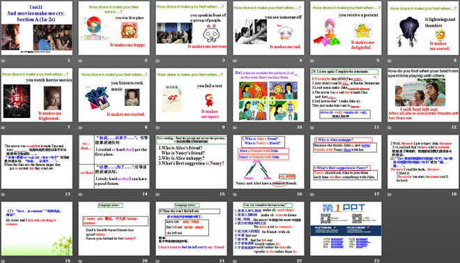 《Sad movies make me cry》PPT课件3（2）