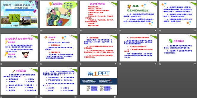 《拟定保护生态环境的计划》人类活动对生物圈的影响PPT课件5
（2）