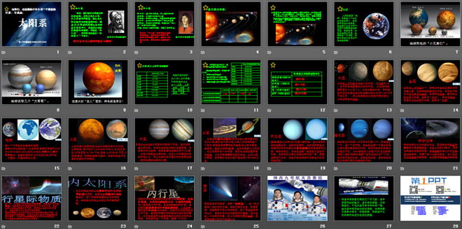 《太阳系》宇宙PPT课件2（2）