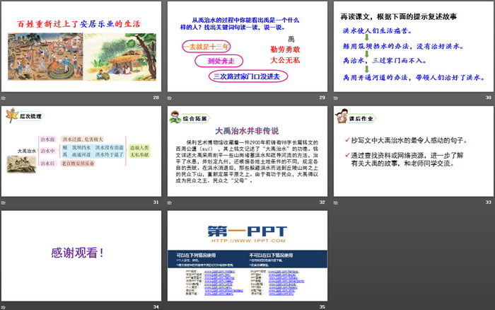 《大禹治水》PPT精品课件下载（5）