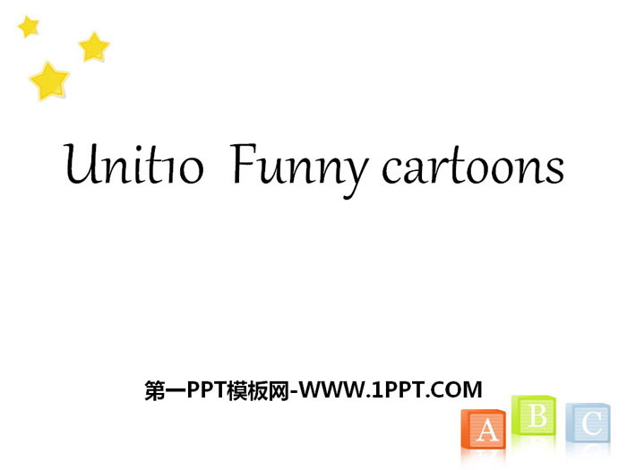 "Funny cartoons" PPT