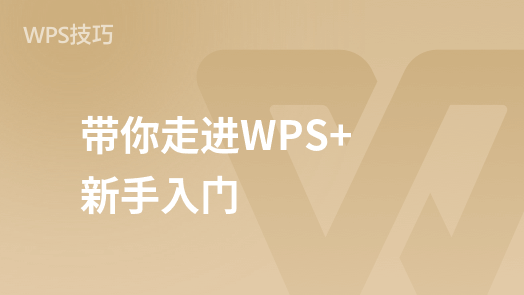 "WPS+ Comprehensive Beginner's Guide"