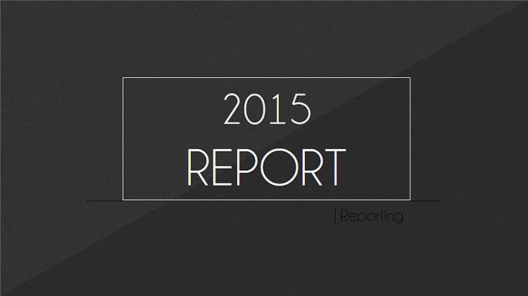 2015 Texture Simple and Practical Summary Report PPT