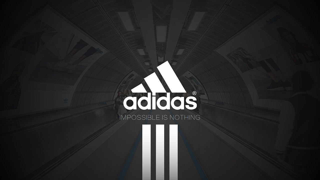 Adidas Adidas fashion sports brand marketing planning PPT template