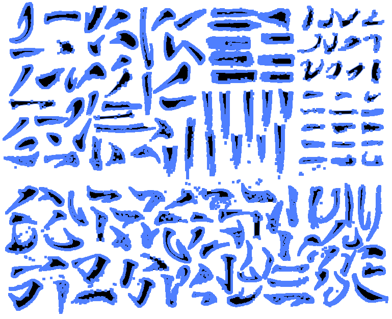 AI矢量书法笔画拼字体设计教程-课游视界